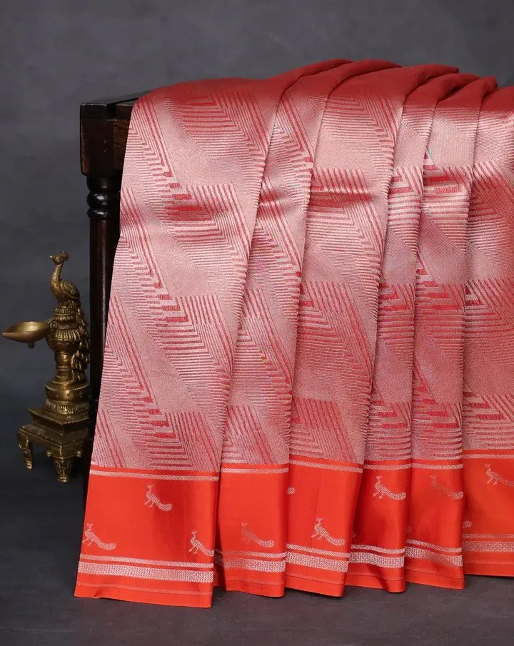 Peacock Design Banarasi Saree